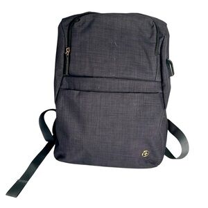 Swiss Digital Micro Business Backpack With Laptop Pocket Gray